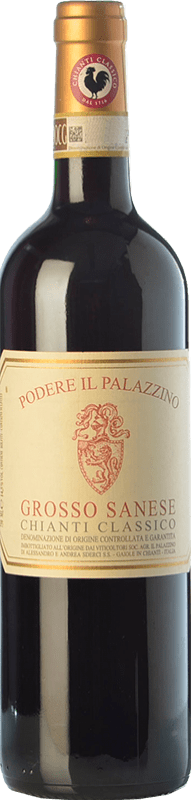43,95 € Free Shipping | Red Wine Il Palazzino Grosso Sanese Classic D.O.C.G. Chianti Tuscany Italy Sangiovese Bottle 75 cl