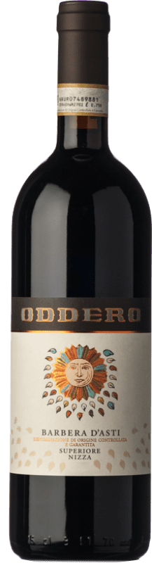 17,95 € Free Shipping | Red wine Oddero Superiore Nizza D.O.C. Barbera d'Asti Piemonte Italy Barbera Bottle 75 cl