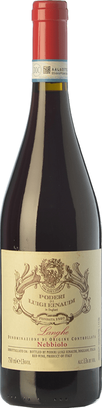 19,95 € Envoi gratuit | Vin Rouge Einaudi D.O.C. Langhe Piémont Italie Nebbiolo 75 cl