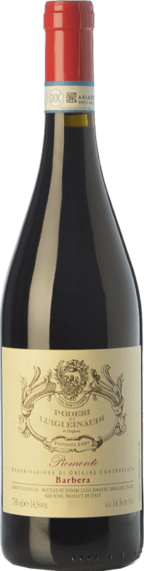 18,95 € 免费送货 | 红酒 Einaudi D.O.C. Piedmont 皮埃蒙特 意大利 Barbera 瓶子 75 cl