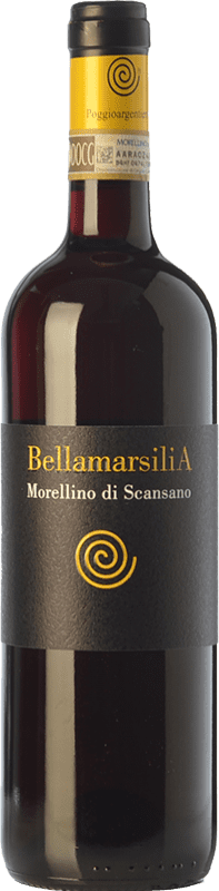15,95 € 免费送货 | 红葡萄酒 Poggio Argentiera Bellamarsilia D.O.C.G. Morellino di Scansano 托斯卡纳 意大利 Sangiovese — 桑娇维塞, Ciliegiolo — 奇列乔洛 Eco — 生态 有机 天然 75 cl