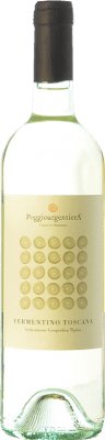 13,95 € Kostenloser Versand | Weißwein Poggio Argentiera I.G.T. Toscana Toskana Italien Vermentino Flasche 75 cl