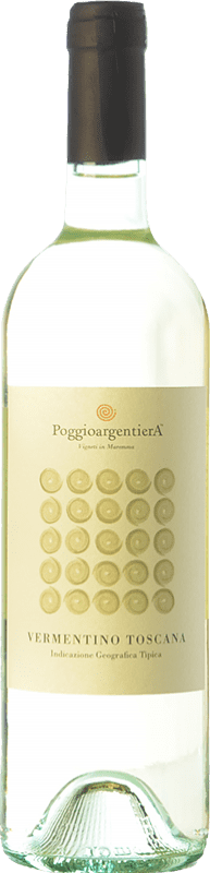 13,95 € Spedizione Gratuita | Vino bianco Poggio Argentiera I.G.T. Toscana Toscana Italia Vermentino Bottiglia 75 cl