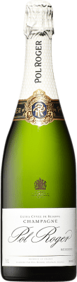 63,95 € Бесплатная доставка | Белое игристое Pol Roger брют Резерв A.O.C. Champagne шампанское Франция Pinot Black, Chardonnay, Pinot Meunier бутылка 75 cl