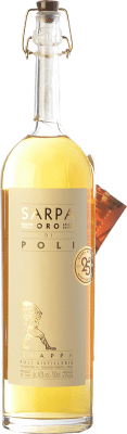 45,95 € Envio grátis | Aguardente Grappa Poli Sarpa Oro Vêneto Itália Garrafa 70 cl