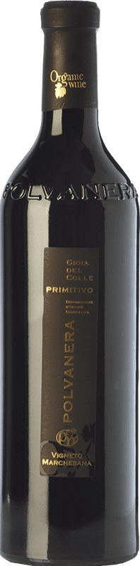 16,95 € Envio grátis | Vinho tinto Polvanera 14 D.O.C. Gioia del Colle Puglia Itália Primitivo Garrafa 75 cl