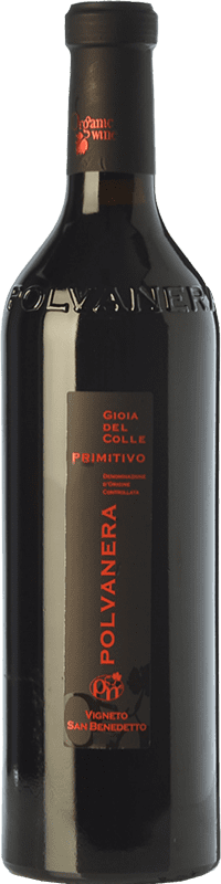 28,95 € Envio grátis | Vinho tinto Polvanera 16 D.O.C. Gioia del Colle Puglia Itália Primitivo Garrafa 75 cl