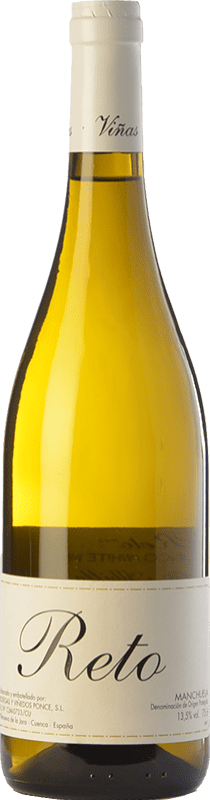 16,95 € Free Shipping | White wine Ponce Reto Crianza D.O. Manchuela Castilla la Mancha Spain Albilla de Manchuela Bottle 75 cl