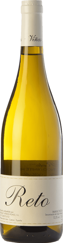 32,95 € Free Shipping | White Wine Ponce Reto Crianza — Aged D.O. Manchuela Castilla la Mancha Spain Albilla de Manchuela 75 cl