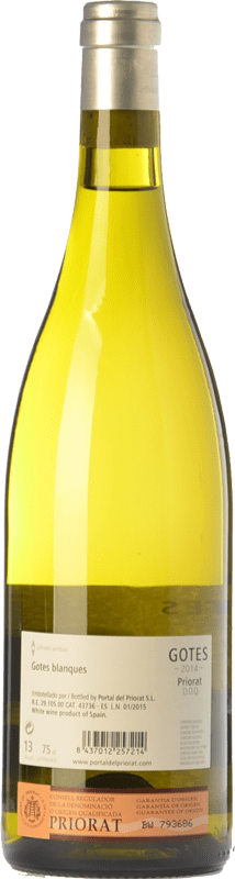 16,95 € Free Shipping | White wine Portal del Priorat Gotes Blanques D.O.Ca. Priorat Catalonia Spain Grenache White Bottle 75 cl