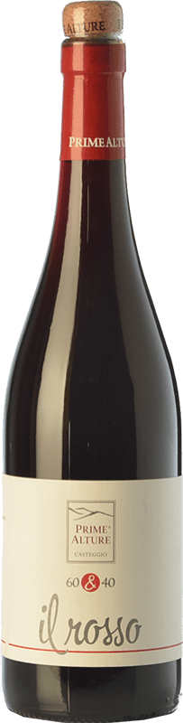12,95 € 免费送货 | 红酒 Prime Alture 60&40 Il Rosso I.G.T. Provincia di Pavia 伦巴第 意大利 Barbera, Croatina 瓶子 75 cl