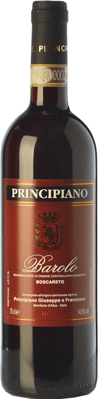 39,95 € Бесплатная доставка | Красное вино Principiano Barolo Boscareto D.O.C.G. Barolo Пьемонте Италия Nebbiolo бутылка 75 cl