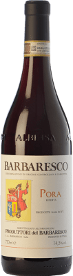 52,95 € Envio grátis | Vinho tinto Produttori del Barbaresco Pora D.O.C.G. Barbaresco Piemonte Itália Nebbiolo Garrafa 75 cl