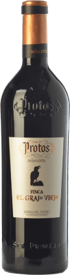 85,95 € Free Shipping | Red wine Protos Selección Finca El Grajo Viejo Aged D.O. Ribera del Duero Castilla y León Spain Tempranillo Bottle 75 cl