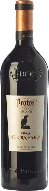 78,95 € Бесплатная доставка | Красное вино Protos Finca El Grajo Viejo Отбор Crianza — Крианса D.O. Ribera del Duero Кастилия-Леон Испания Tempranillo — Темпранильо Бутылка 75 cl