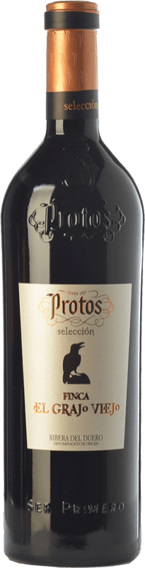 86,95 € Free Shipping | Red wine Protos Selección Finca El Grajo Viejo Aged D.O. Ribera del Duero Castilla y León Spain Tempranillo Bottle 75 cl
