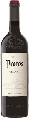 22,95 € Free Shipping | Red wine Protos Aged D.O. Ribera del Duero Castilla y León Spain Tempranillo Bottle 75 cl