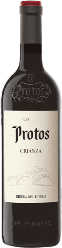 22,95 € 送料無料 | 赤ワイン Protos 高齢者 D.O. Ribera del Duero カスティーリャ・イ・レオン スペイン Tempranillo ボトル 75 cl