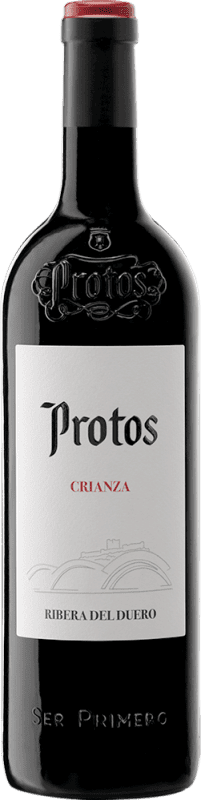 22,95 € Free Shipping | Red wine Protos Aged D.O. Ribera del Duero Castilla y León Spain Tempranillo Bottle 75 cl