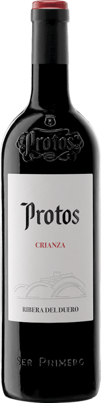 21,95 € 送料無料 | 赤ワイン Protos Crianza — クリアンサ D.O. Ribera del Duero カスティーリャ・イ・レオン スペイン Tempranillo — テンプラニーリョ 75 cl