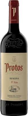 24,95 € Free Shipping | Red wine Protos Reserva D.O. Ribera del Duero Castilla y León Spain Tempranillo Bottle 75 cl