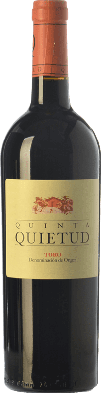 26,95 € Бесплатная доставка | Красное вино Quinta de la Quietud старения D.O. Toro Кастилия-Леон Испания Tinta de Toro бутылка 75 cl