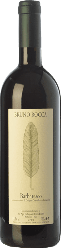 52,95 € Envío gratis | Vino Tinto Bruno Rocca D.O.C.G. Barbaresco Piemonte Italia Nebbiolo 75 cl