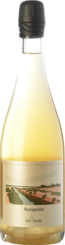 18,95 € Бесплатная доставка | Белое игристое Bernabé Acequión Испания Muscat of Alexandria бутылка 75 cl