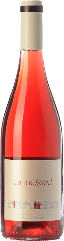 13,95 € Kostenloser Versand | Rotwein Bernabé La Amistad Jung D.O. Alicante Valencianische Gemeinschaft Spanien Rojal Flasche 75 cl