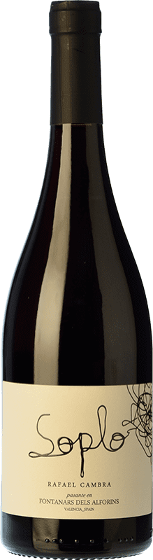 8,95 € Free Shipping | Red Wine Rafael Cambra El Soplo Young D.O. Valencia Valencian Community Spain Garnacha — Grenache Bottle 75 cl