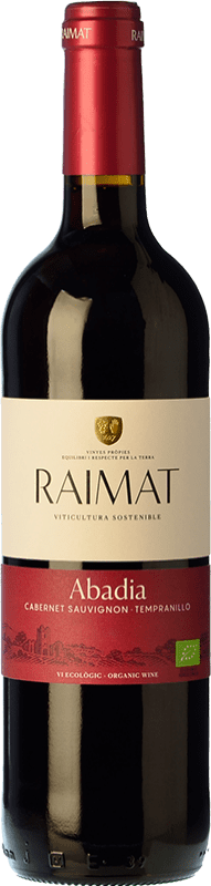 8,95 € Envoi gratuit | Vin rouge Raimat Abadia Crianza D.O. Costers del Segre Catalogne Espagne Tempranillo, Cabernet Sauvignon Bouteille 75 cl