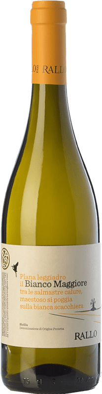 14,95 € Spedizione Gratuita | Vino bianco Rallo Bianco Maggiore I.G.T. Terre Siciliane Sicilia Italia Grillo Bottiglia 75 cl