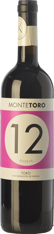 13,95 € Envio grátis | Vinho tinto Ramón Ramos Monte Toro Reserva D.O. Toro Castela e Leão Espanha Tinta de Toro Garrafa 75 cl