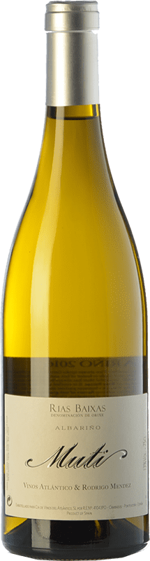 25,95 € Kostenloser Versand | Weißwein Raúl Pérez Muti Crianza — Kurze Fassreifung D.O. Rías Baixas Galizien Spanien Albariño — Albarinho Flasche 75 cl
