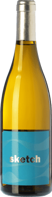 48,95 € Free Shipping | White wine Raúl Pérez Sketch Crianza Spain Albariño Bottle 75 cl