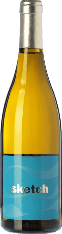 72,95 € Бесплатная доставка | Белое вино Raúl Pérez Sketch старения Испания Albariño бутылка 75 cl