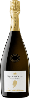 96,95 € Envío gratis | Espumoso Blanco Raventós i Blanc Manuel Raventós Negra Brut Nature Gran Reserva Cataluña España Xarel·lo, Parellada 75 cl
