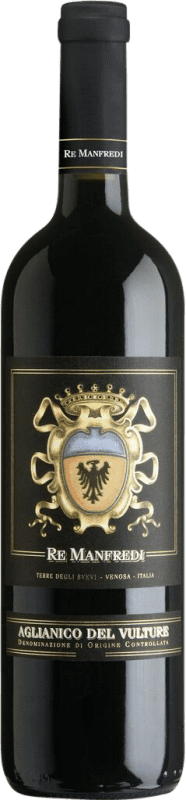 19,95 € 免费送货 | 红酒 Re Manfredi D.O.C. Aglianico del Vulture 巴西利卡塔 意大利 Aglianico 瓶子 75 cl