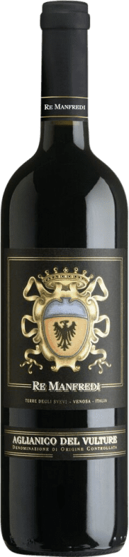 26,95 € Free Shipping | Red wine Re Manfredi D.O.C. Aglianico del Vulture Basilicata Italy Aglianico Bottle 75 cl