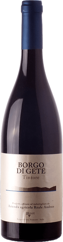 54,95 € Kostenloser Versand | Rotwein Reale Borgo di Gete I.G.T. Colli di Salerno Kampanien Italien Tintore di Tramonti Flasche 75 cl