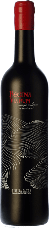 28,95 € 免费送货 | 红葡萄酒 Regina Viarum 年轻的 D.O. Ribeira Sacra 加利西亚 西班牙 Mencía — 门西亚 Eco — 生态 有机 天然 75 cl