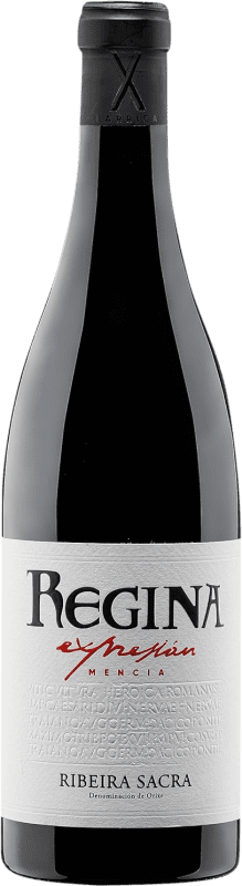 18,95 € Kostenloser Versand | Rotwein Regina Viarum Expresión Jung D.O. Ribeira Sacra Galizien Spanien Mencía Flasche 75 cl