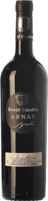 14,95 € Spedizione Gratuita | Vino Rosso Rendé Masdéu Arnau Crianza — Invecchiato in Botte D.O. Conca de Barberà Catalogna Spagna Syrah Bottiglia 75 cl