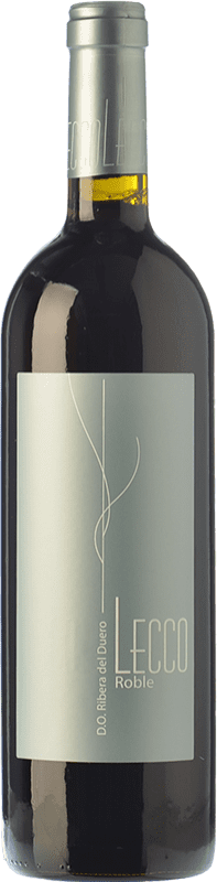 13,95 € Бесплатная доставка | Красное вино Resalte Lecco Дуб D.O. Ribera del Duero Кастилия-Леон Испания Tempranillo бутылка 75 cl