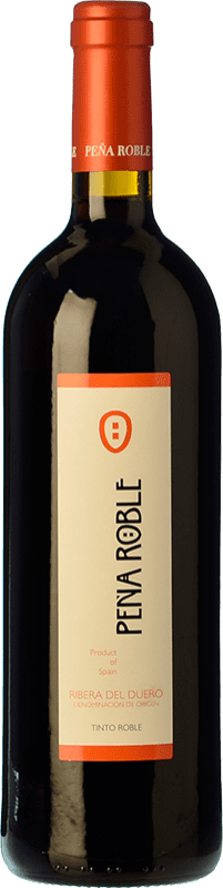 8,95 € Spedizione Gratuita | Vino Rosso Resalte Peña Rovere D.O. Ribera del Duero Castilla y León Spagna Tempranillo 75 cl