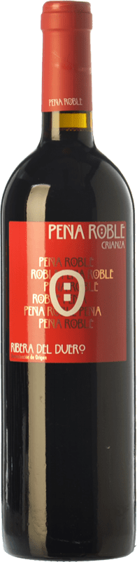 11,95 € Spedizione Gratuita | Vino Rosso Resalte Peña Crianza — Invecchiato in Botte D.O. Ribera del Duero Castilla y León Spagna Tempranillo Bottiglia 75 cl
