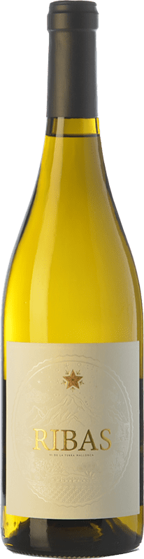 21,95 € Бесплатная доставка | Белое вино Ribas Blanc I.G.P. Vi de la Terra de Mallorca Балеарские острова Испания Viognier, Premsal бутылка 75 cl