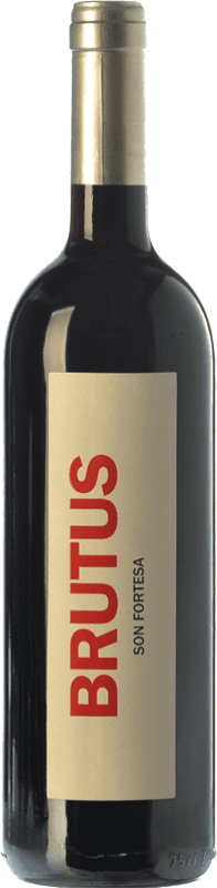 21,95 € Kostenloser Versand | Rotwein Ribas Brutus Son Fortesa Crianza — Kurze Fassreifung I.G.P. Vi de la Terra de Mallorca Balearen Spanien Syrah, Gargollassa Flasche 75 cl