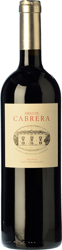 98,95 € Free Shipping | Red Wine Ribas Cabrera Crianza — Aged I.G.P. Vi de la Terra de Mallorca Balearic Islands Spain Syrah — Shiraz, Cabernet Sauvignon, Mantonegro Bottle 75 cl