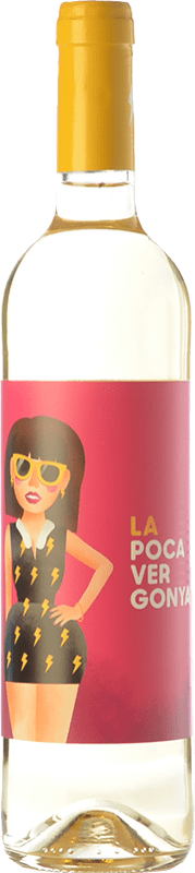 7,95 € Envio grátis | Vinho branco Ribera d'Ebre La Poca Vergonya D.O. Tarragona Catalunha Espanha Grenache Branca, Mascate, Macabeo Garrafa 75 cl